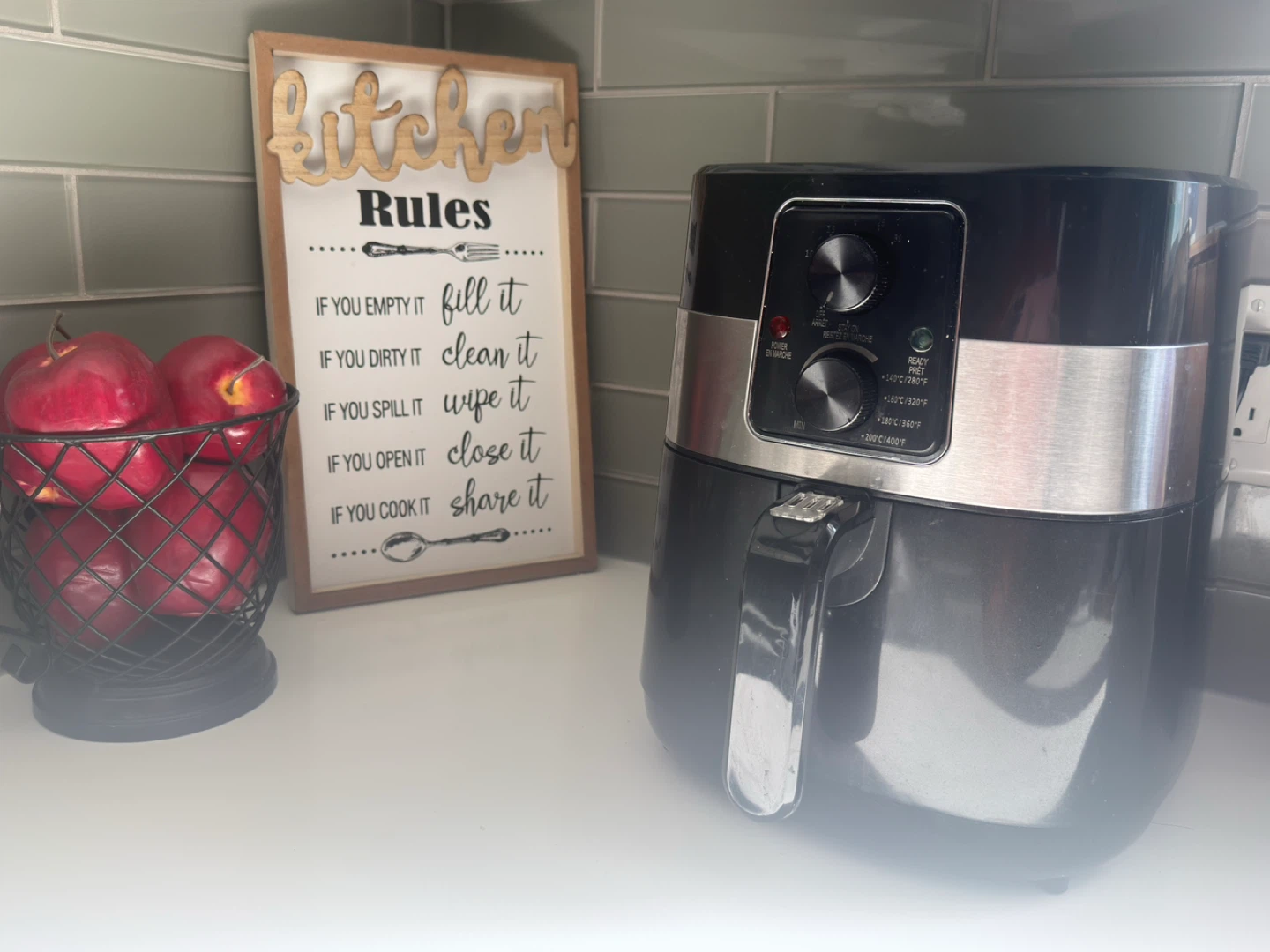 MASTER Chef Air Fryer, Black, 3L EVERYTHING MUST GO - photo 2