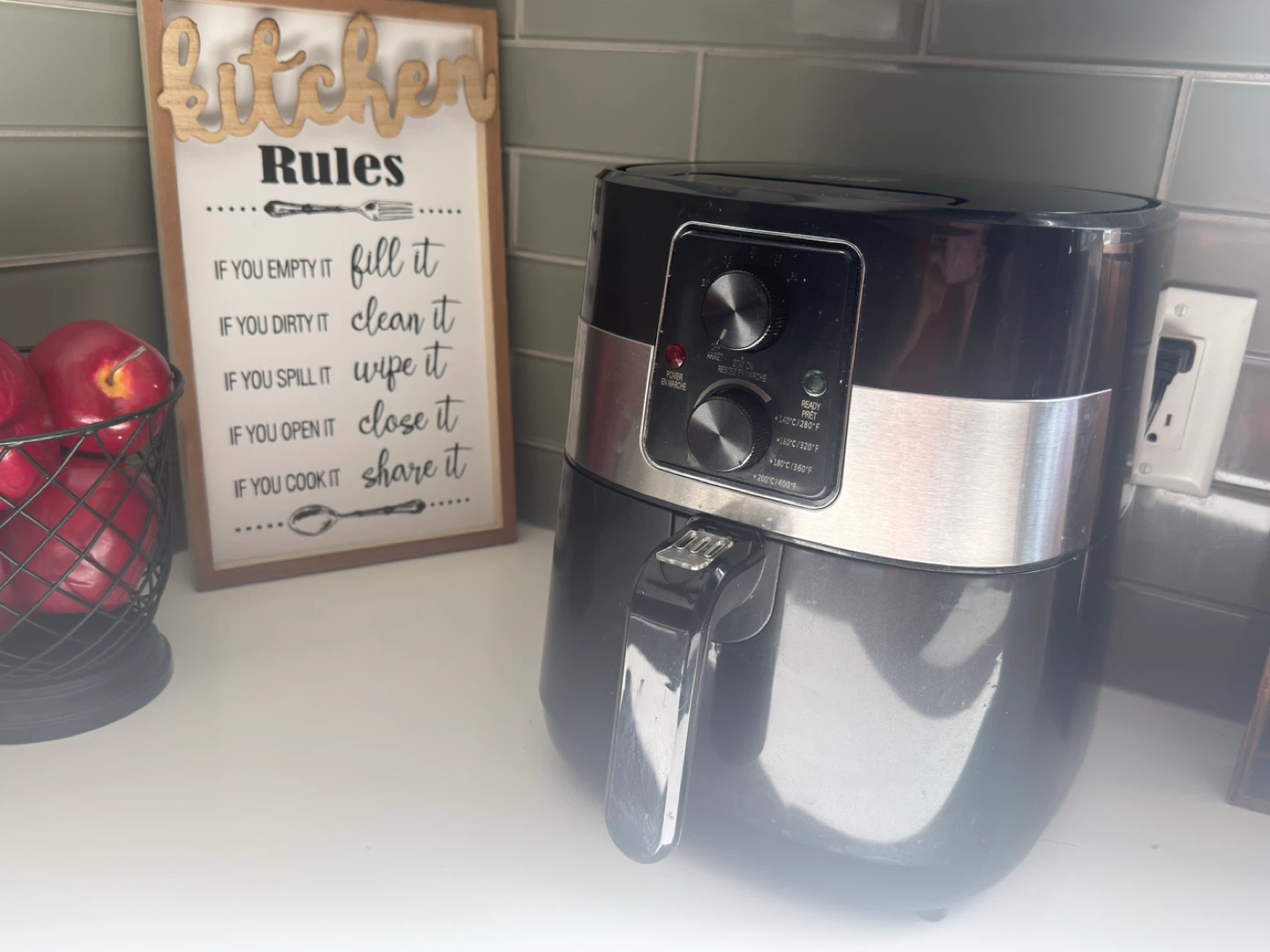 MASTER Chef Air Fryer, Black, 3L EVERYTHING MUST GO - photo 3