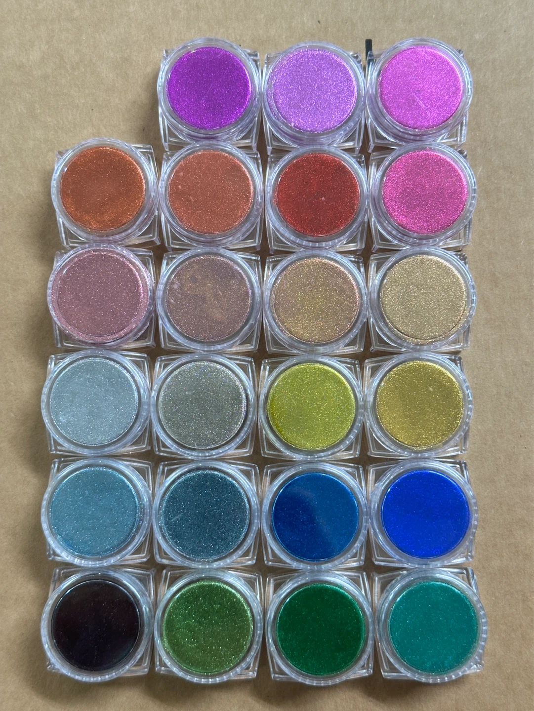 Metallic Chrome Powder Set x23