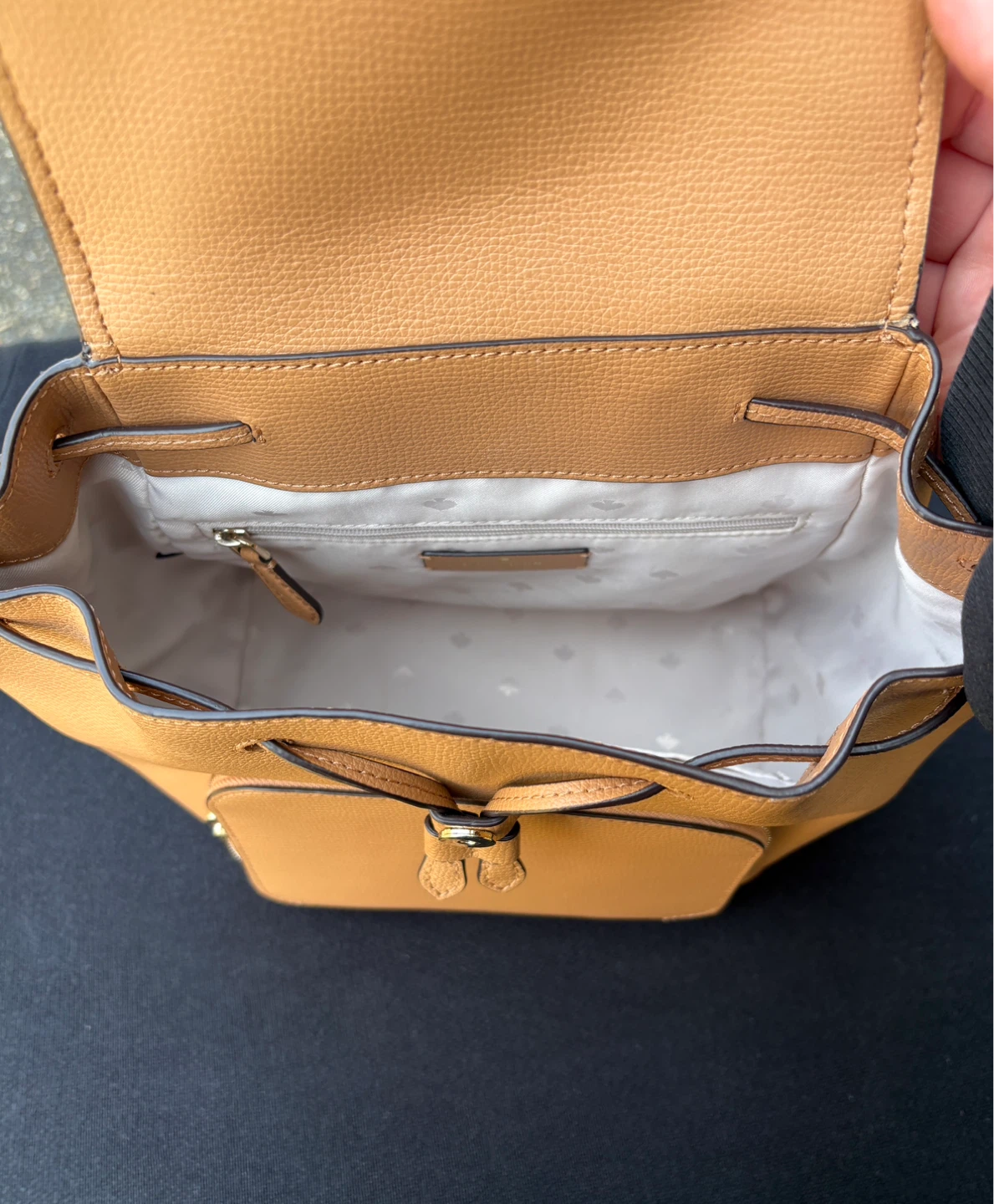 Kate Spade Backpack - Tan Pebble Leather - photo 2