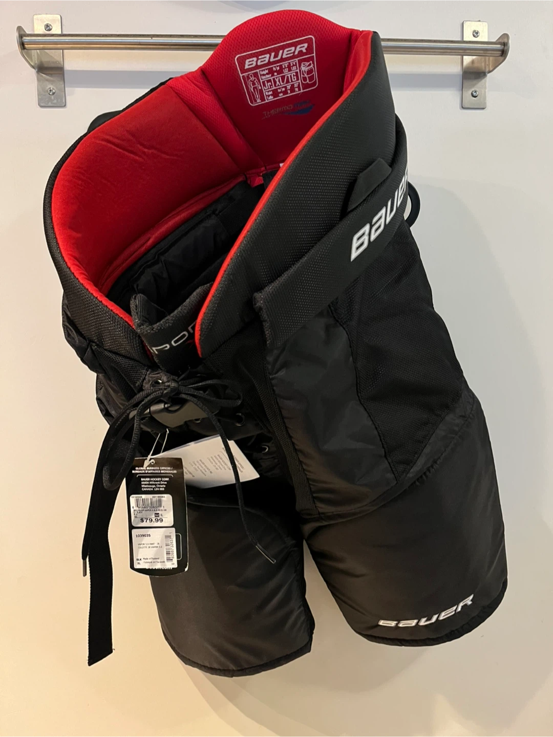 Bauer Vapor 5.0 Hockey Pants - Junior XL - Black