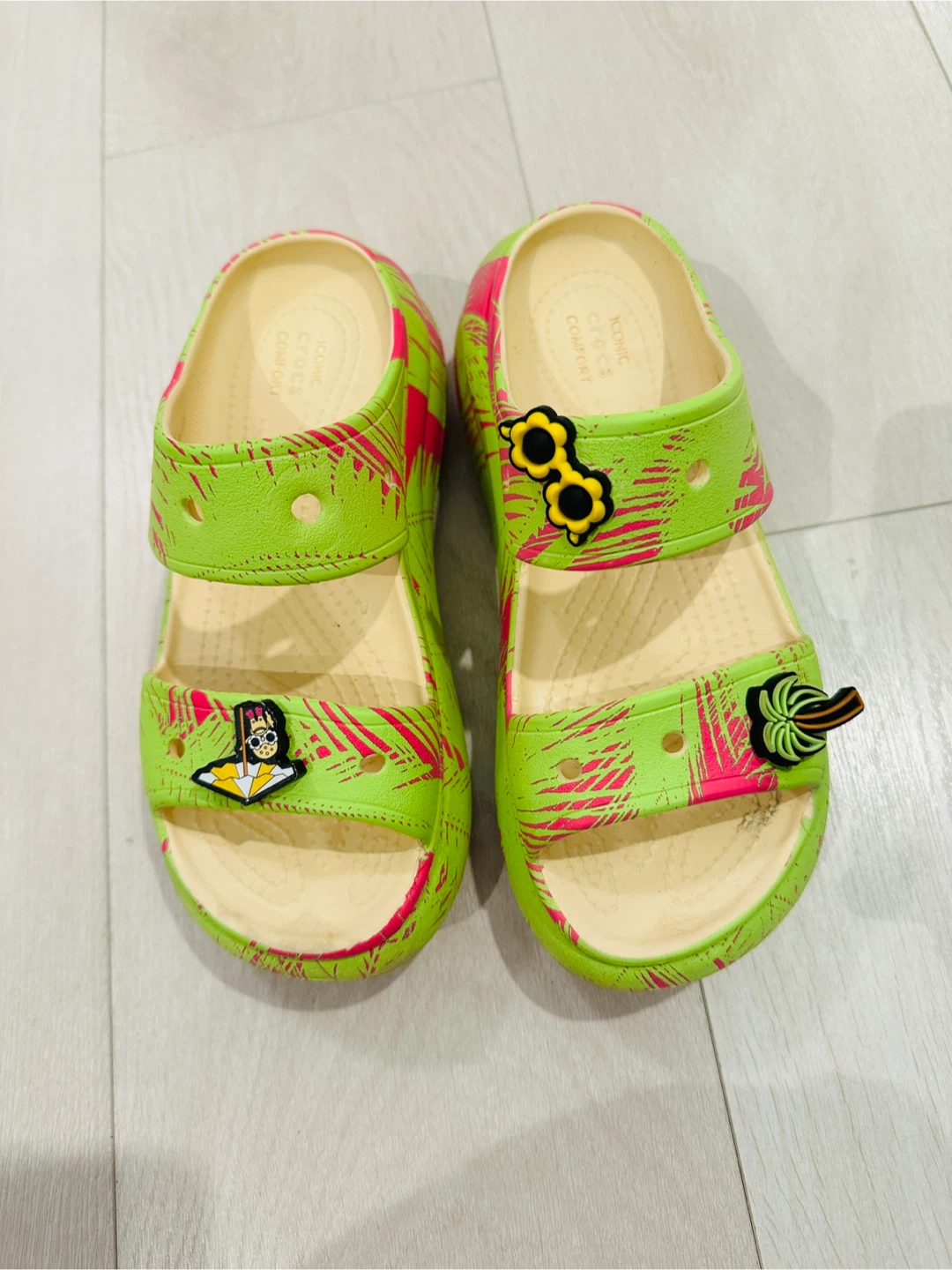 Crocs Platform Sandals with Jibbitz