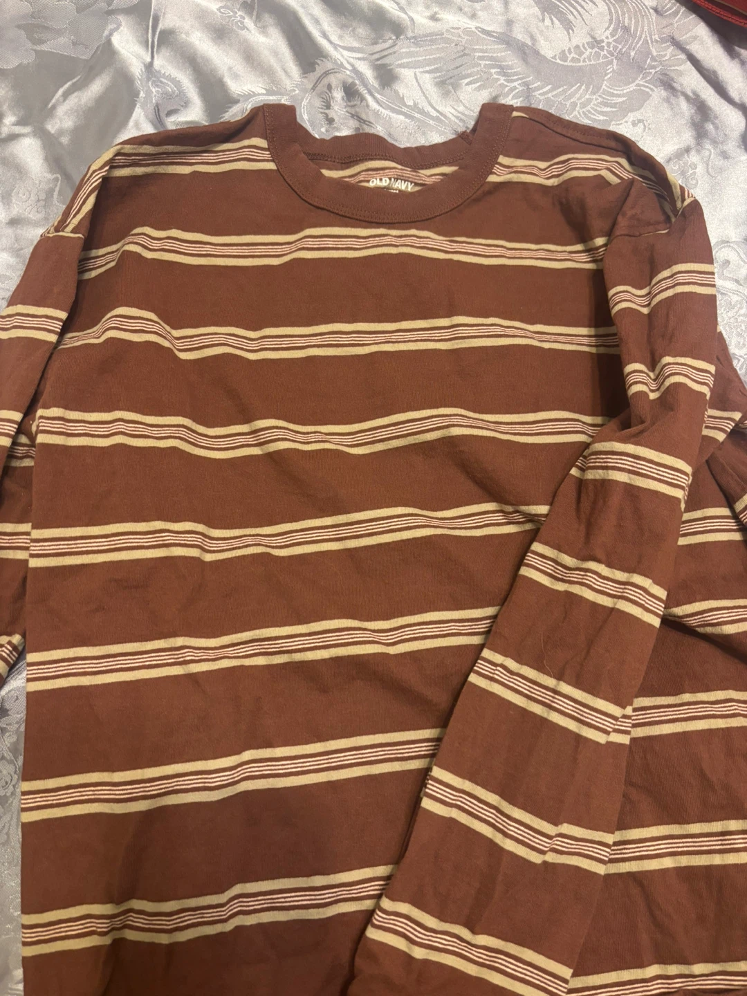 Old navy striped oversized long sleeve