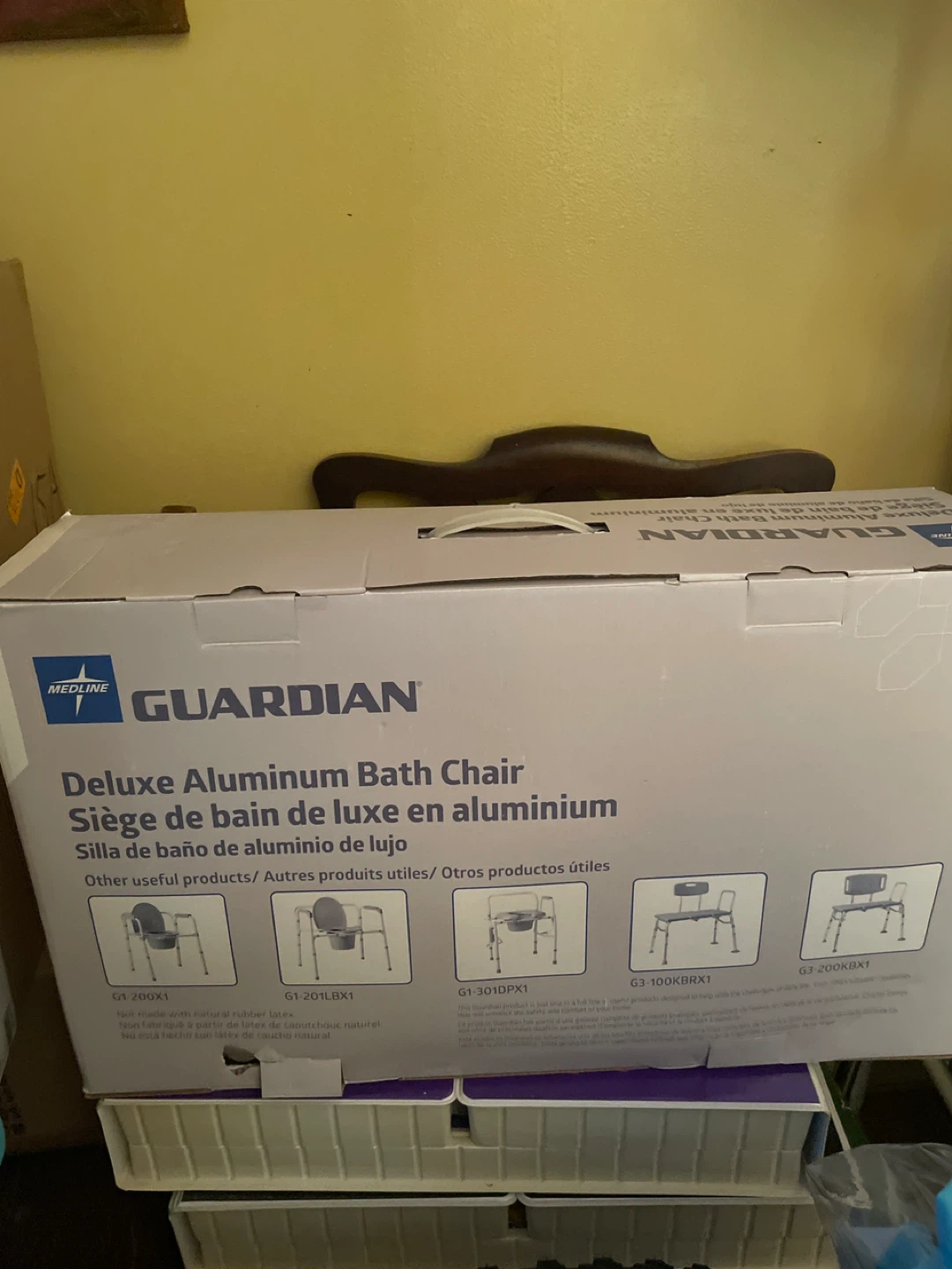 Medline Guardian Deluxe Aluminum Bath Chair - photo 2