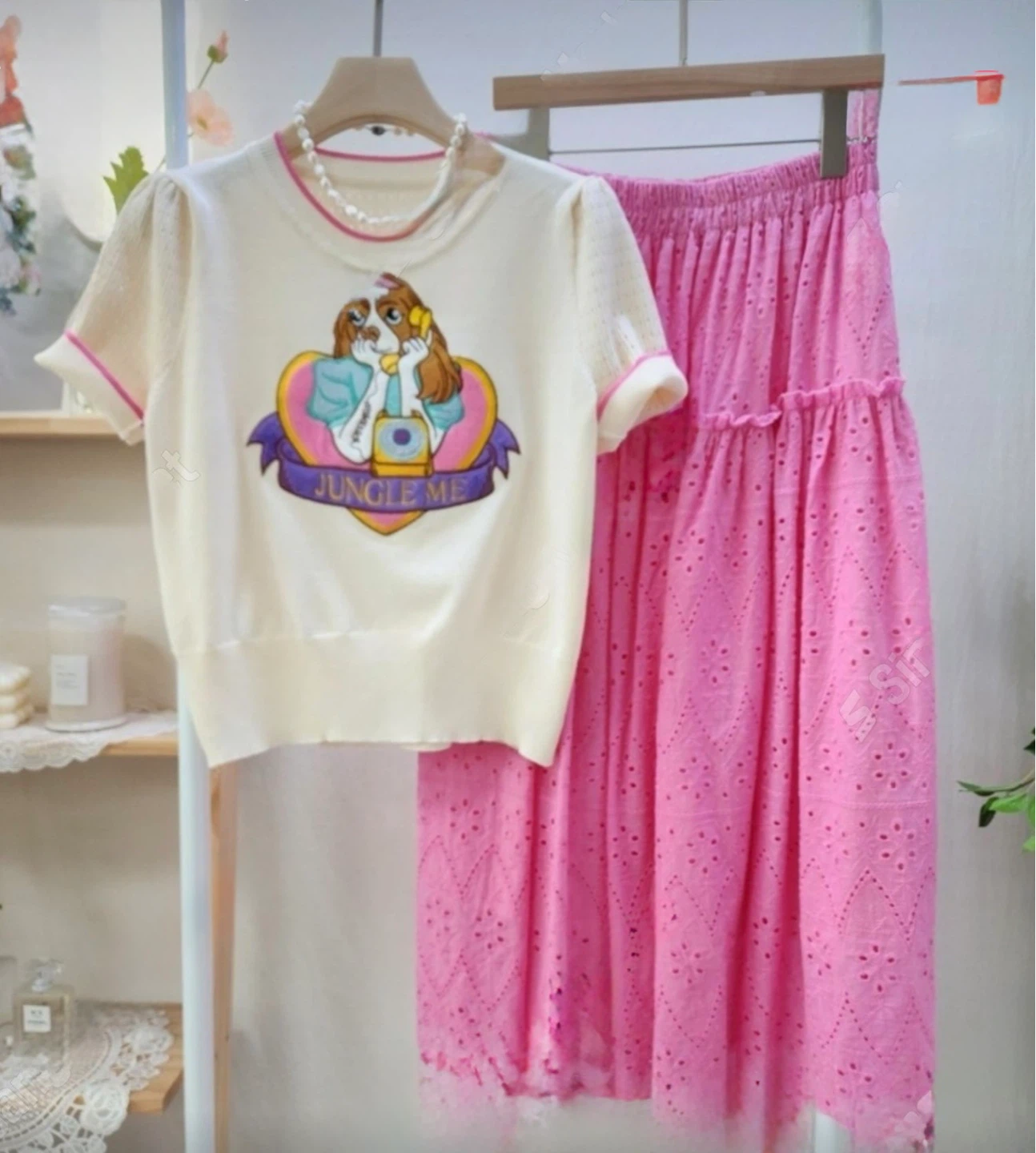 Women's Short Sleeve Tops and Skirts - photo 3