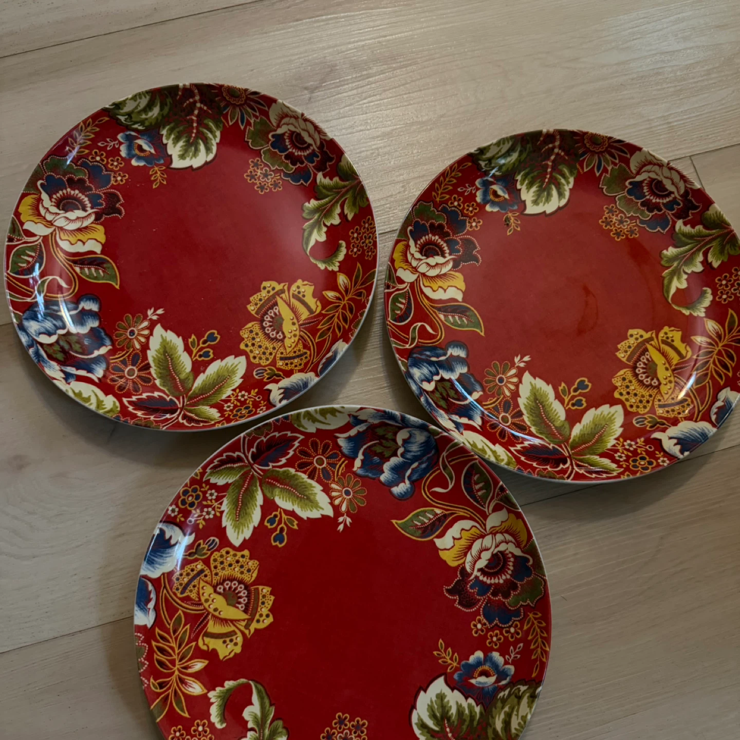 Williams Sonoma Spanish Floral dinner plates