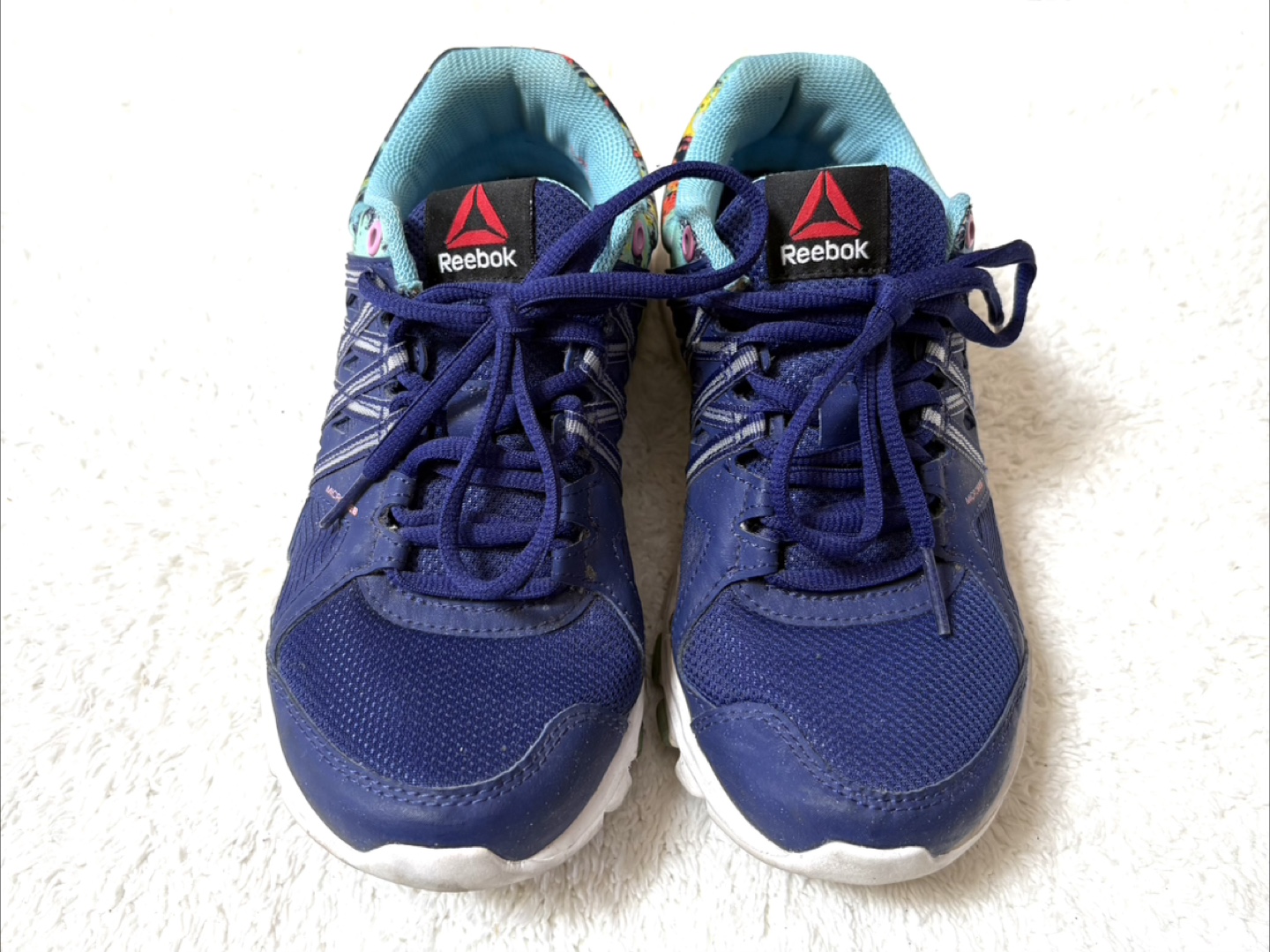 Reebok Yourflex Women's Running Shoes - Blue/Teal - Size 6