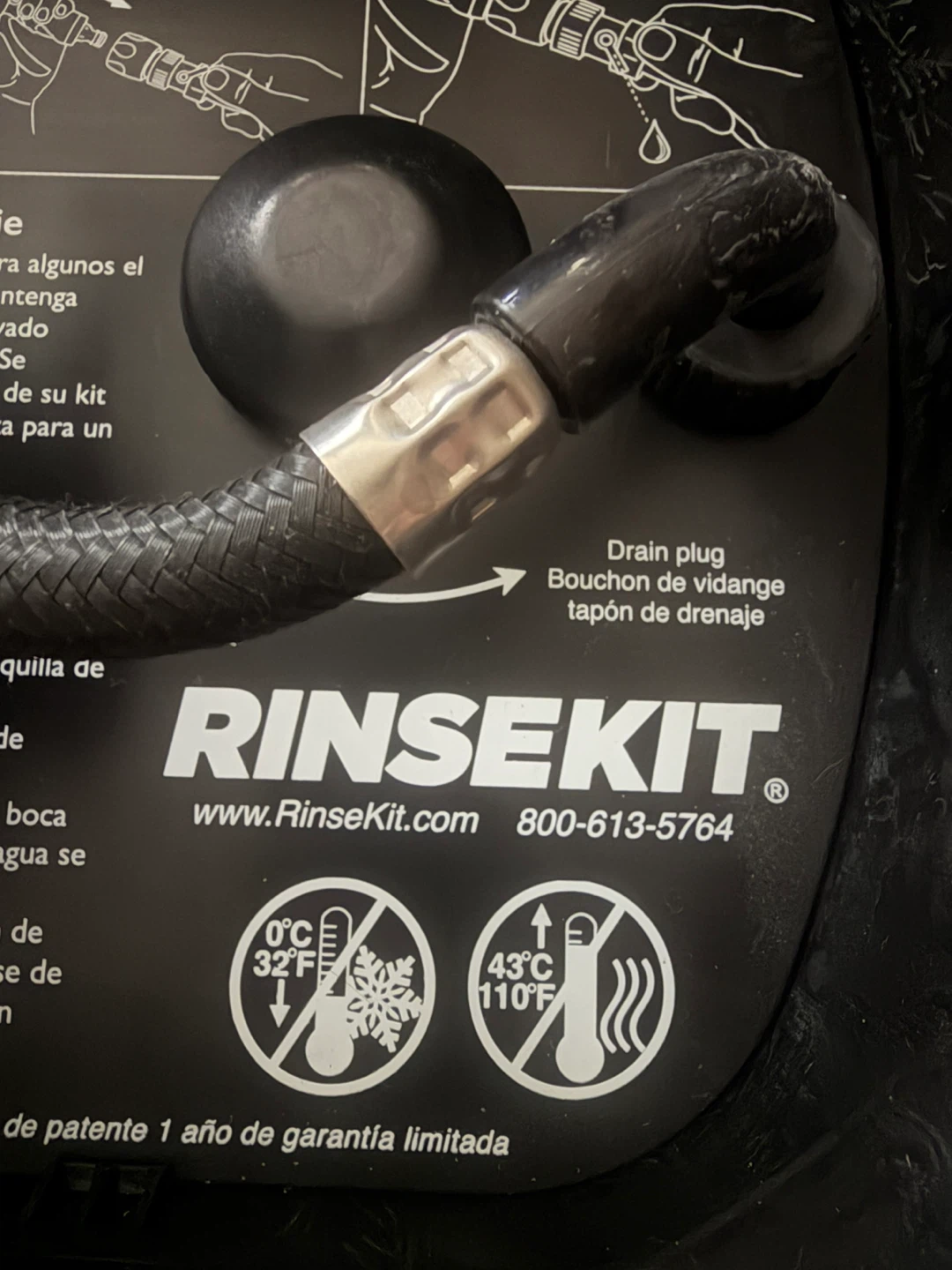 RinseKit Portable Pressurized Shower - photo 4