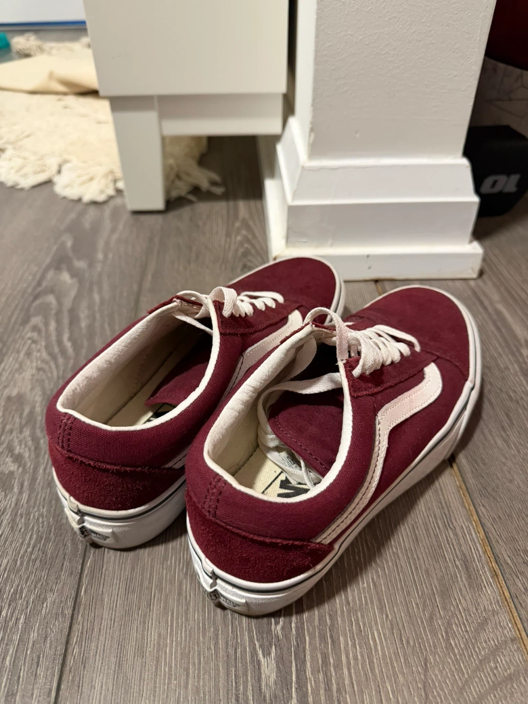Vans Old Skool Burgundy Suede Sneakers (Size 6.5) - photo 2