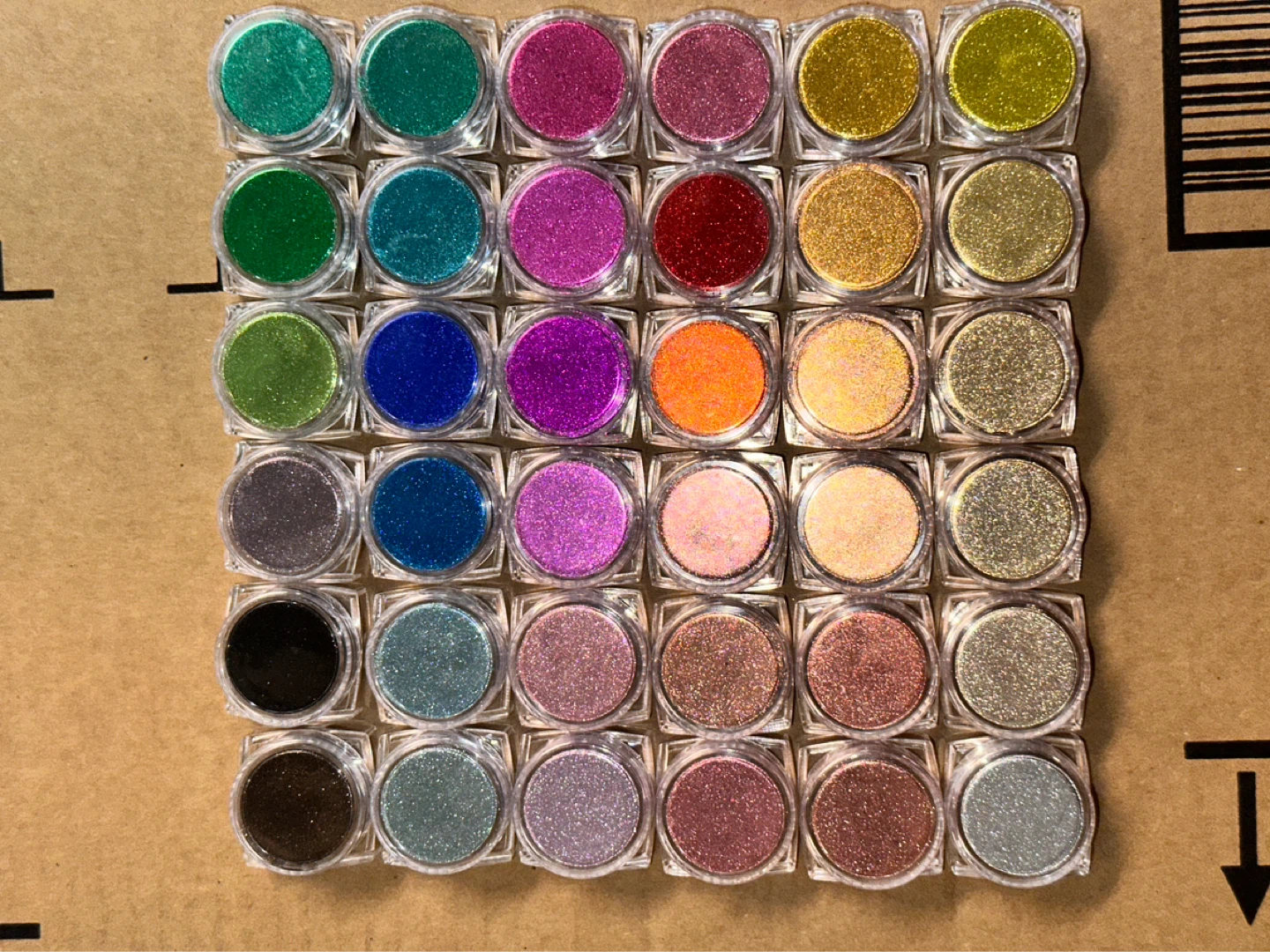 🆕 Metallic Chrome Powder Set x36 - photo 2