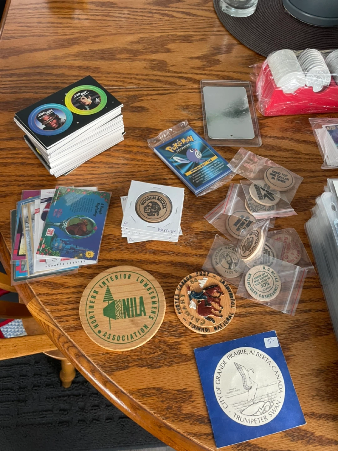 Collection of Coins and Star Trek Cards - photo 2