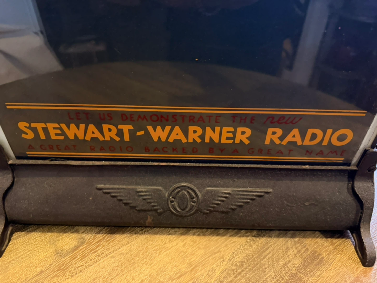 Stewart-Warner Radio Sign - photo 2