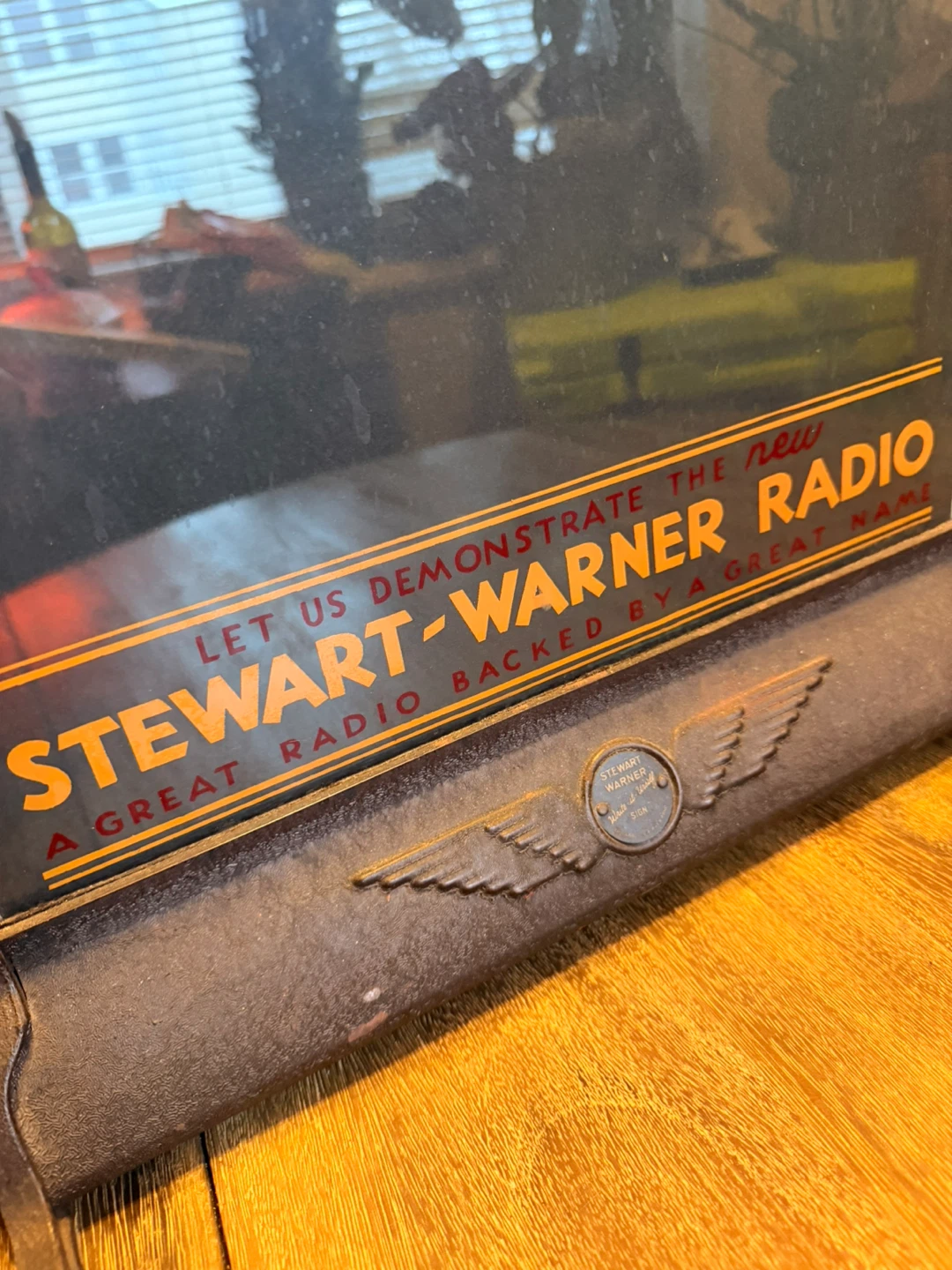 Stewart-Warner Radio Sign - photo 5