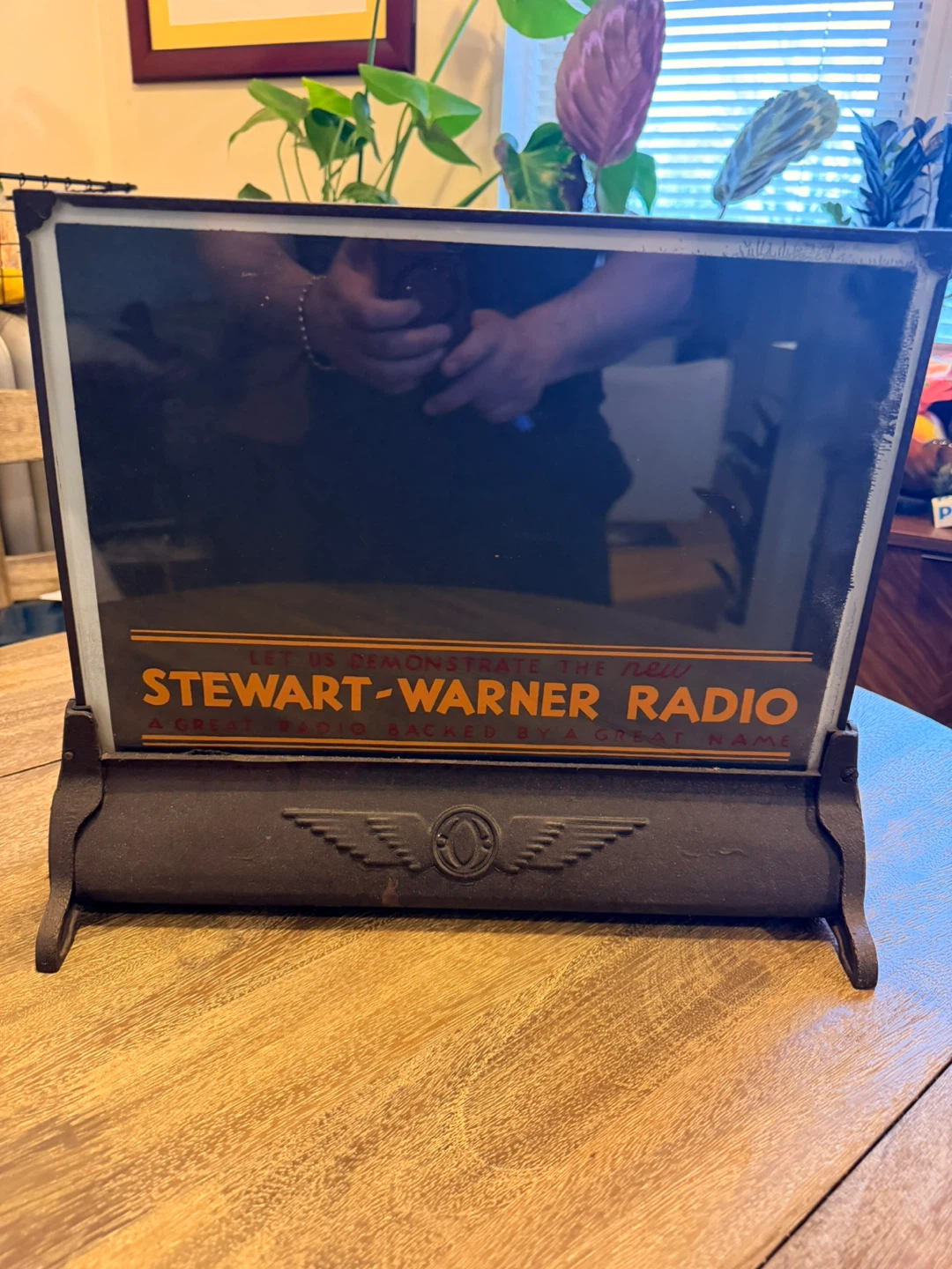 Stewart-Warner Radio Sign
