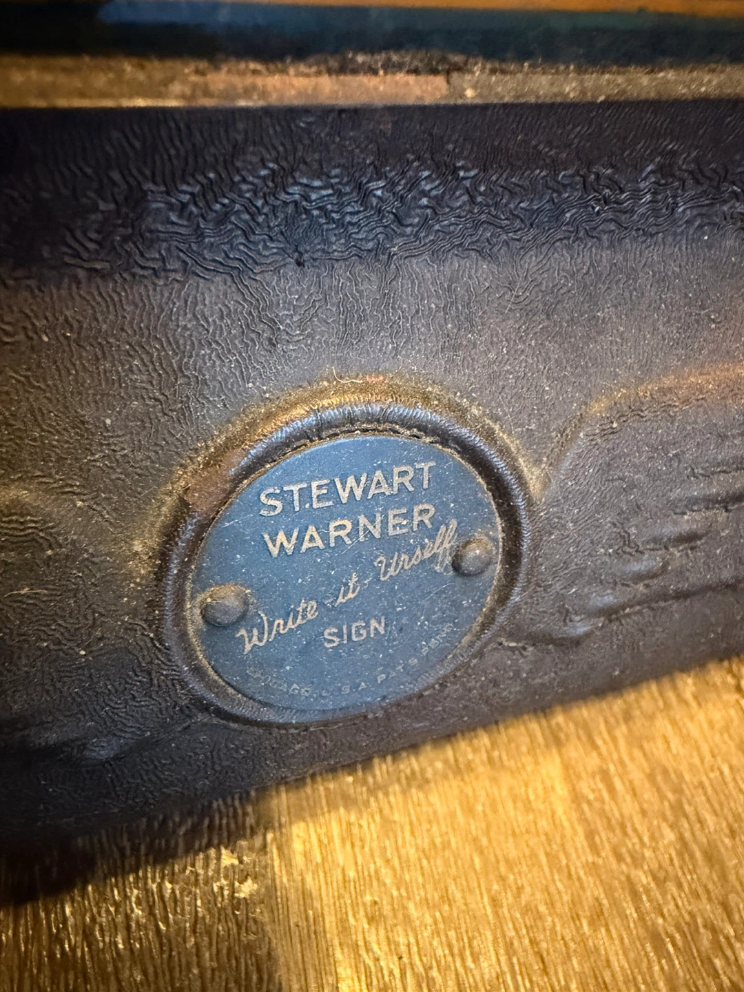 Stewart-Warner Radio Sign - photo 3