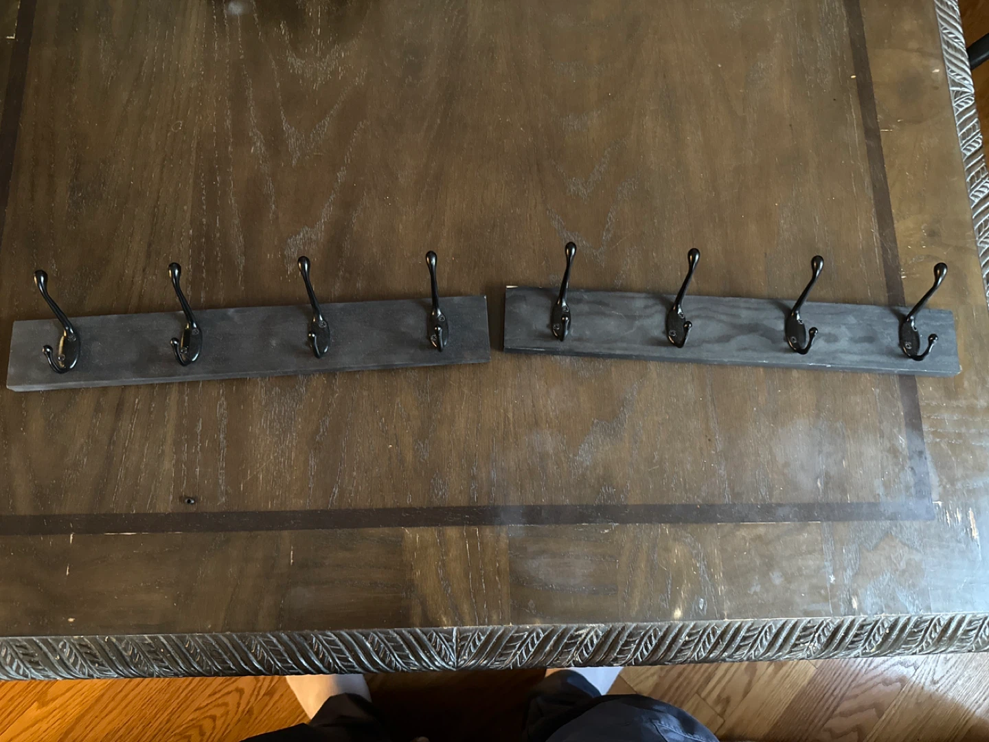 Set of 2 Wall Mounted Coat Hooks