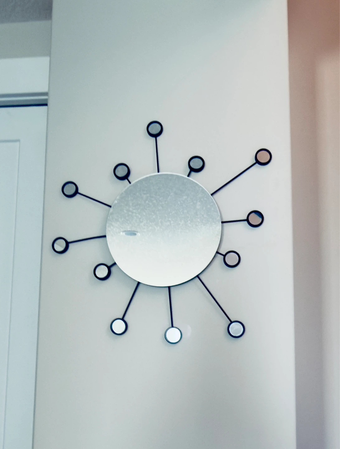 Decorative Starburst Wall Mirror - photo 2