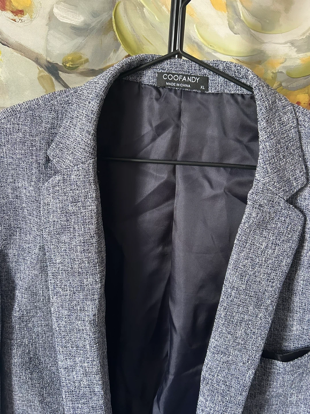 COOFANDY Men's Blazer - XL - Grey - photo 2