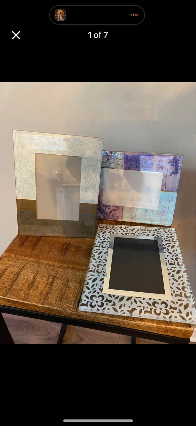 Set of 3 Decorative Photo Frames