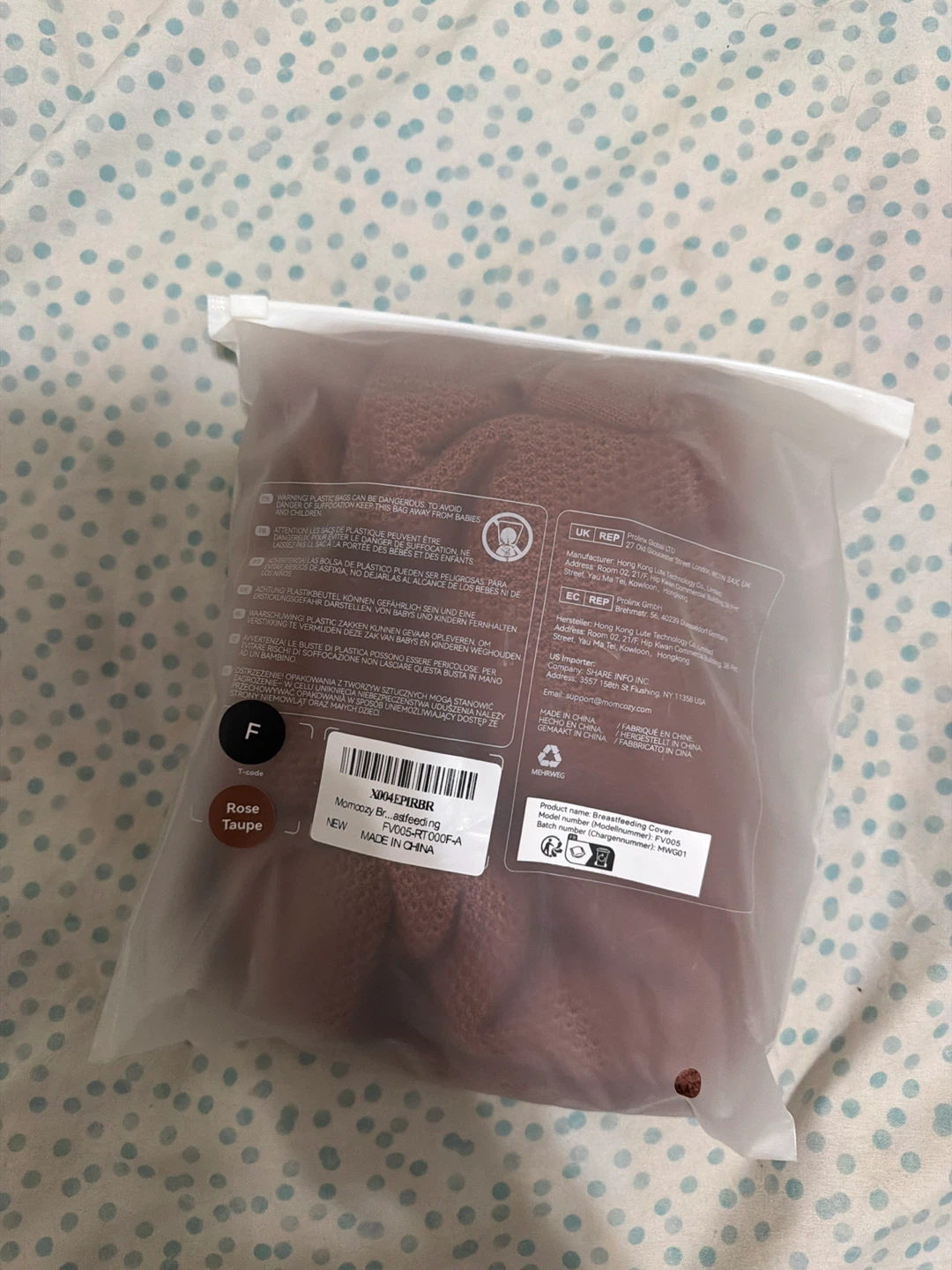 Momcozy Breastfeeding Cover - Rose Taupe