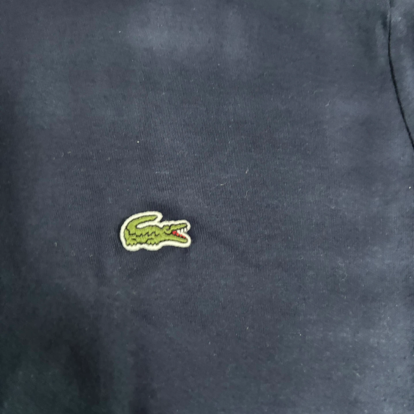 Lacoste Navy Blue Pima Cotton T-Shirt - Size L - photo 2
