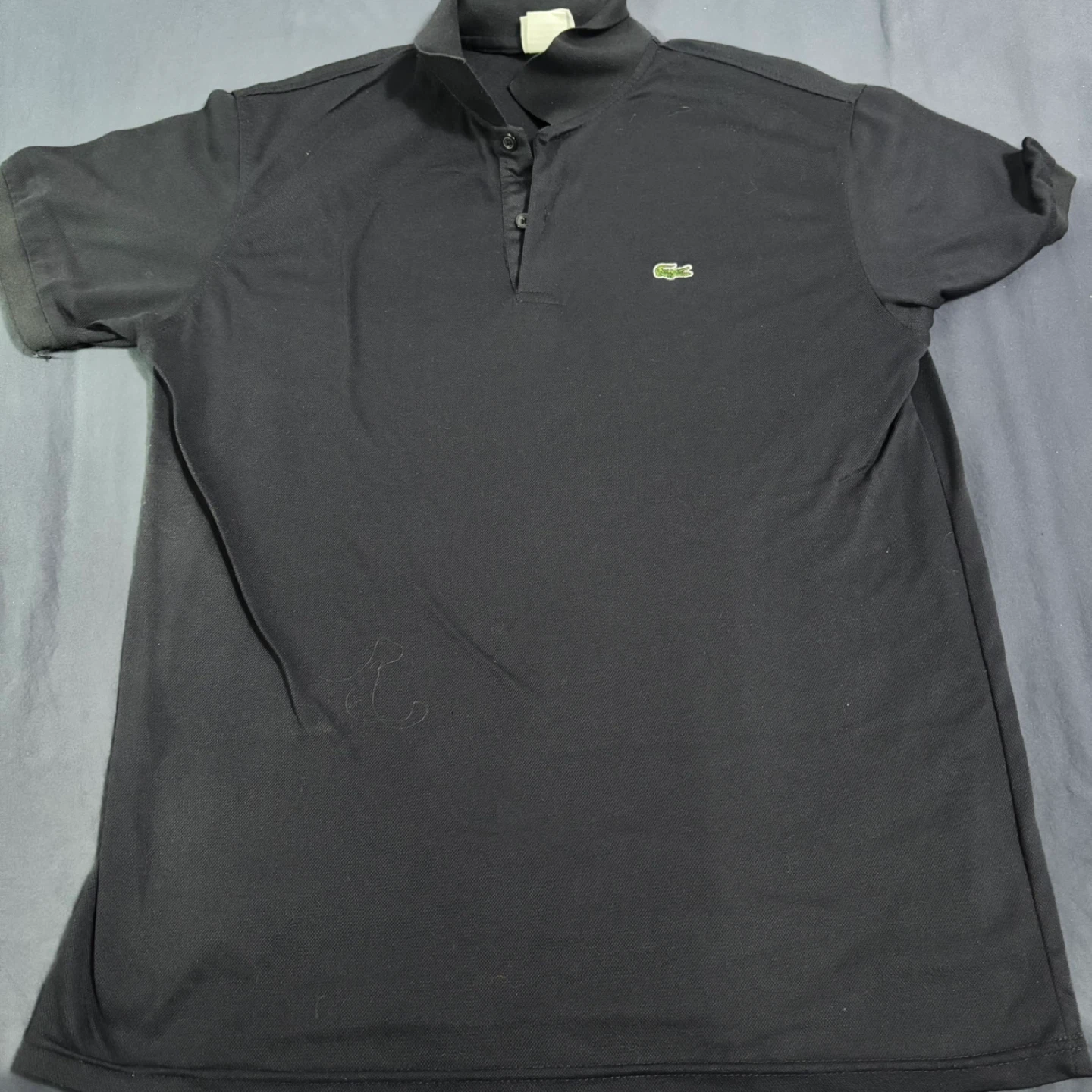 Lacoste Black Polo Shirt - Size 7
