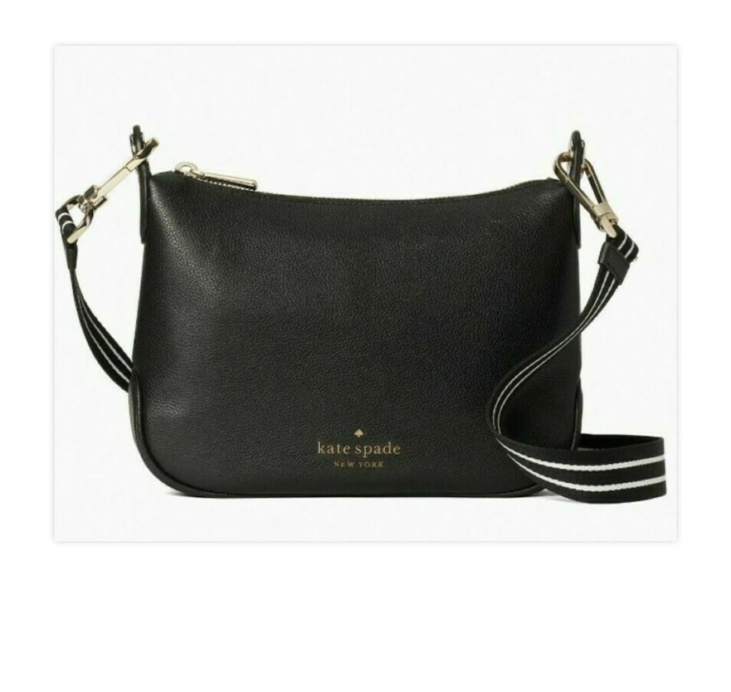 Kate Spade Black Leather Crossbody Bag