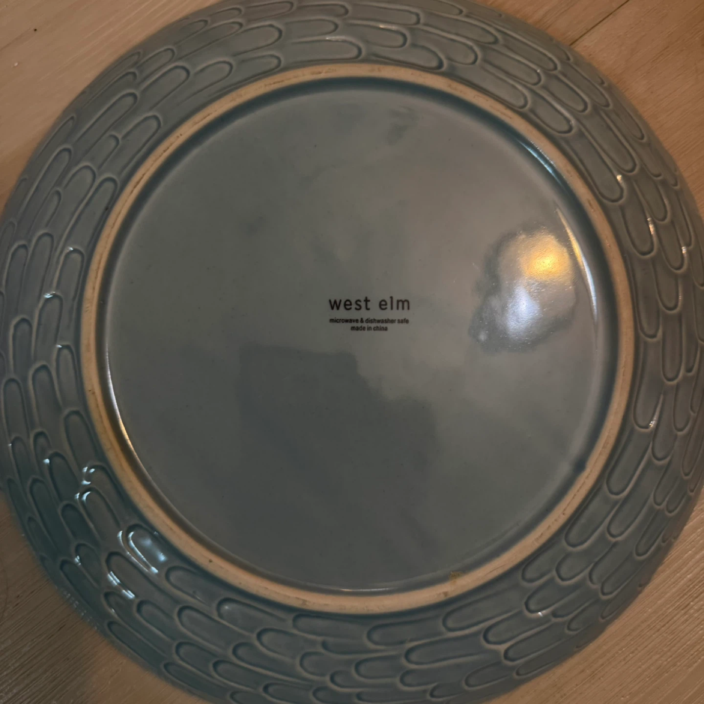 West Elm Blue Dinner Plates (Set of 2) - photo 2