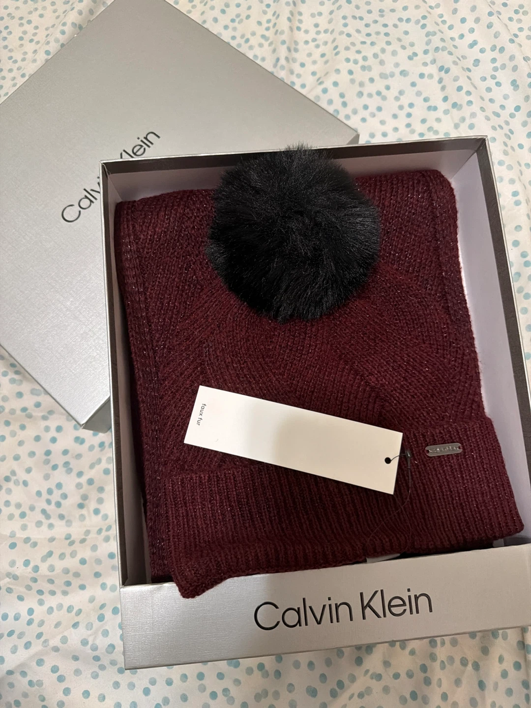 Calvin Klein Beanie with Pom Pom - photo 2