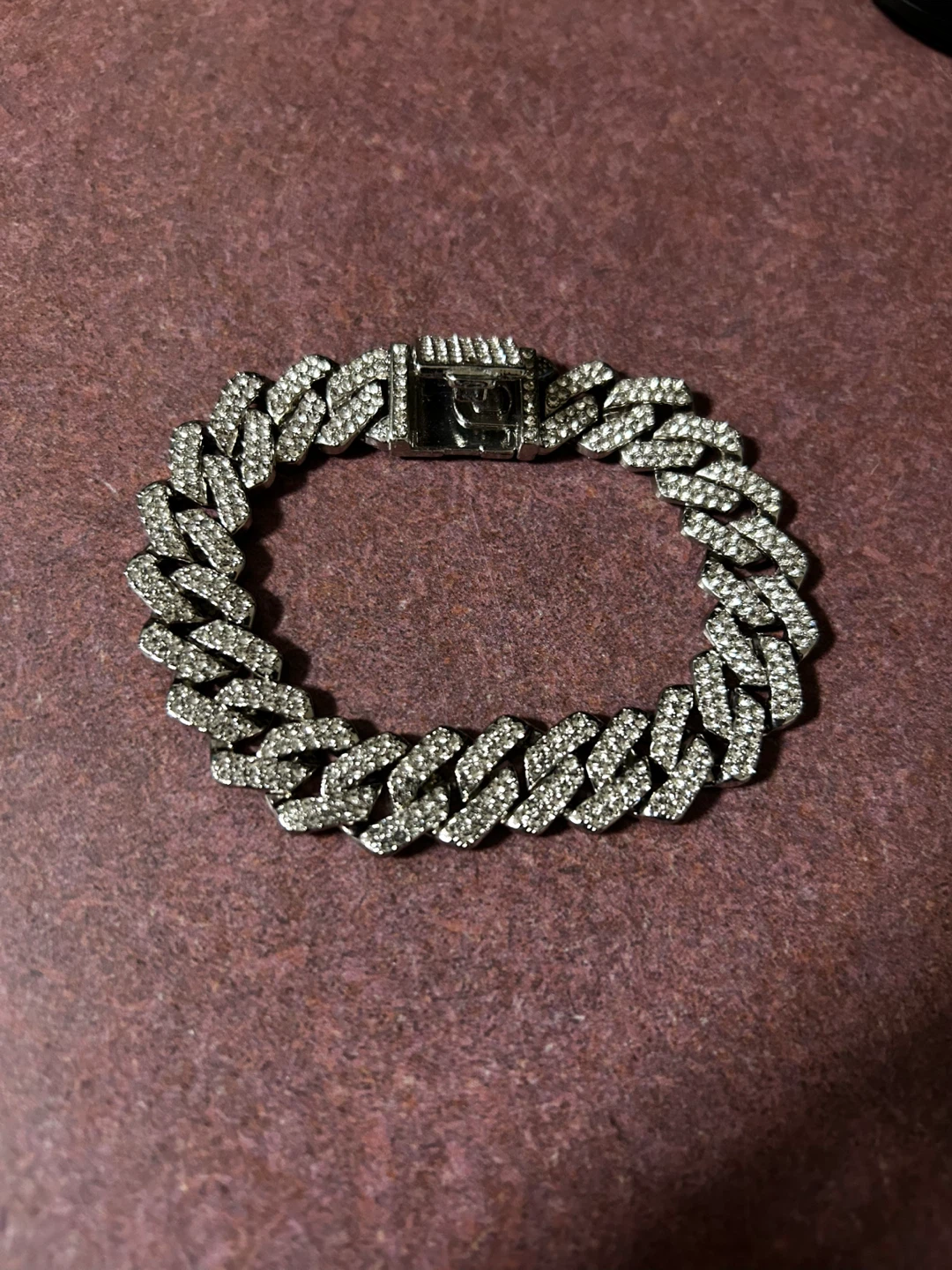 Diamond Cuban Link Chain and Bracelet Set - photo 5