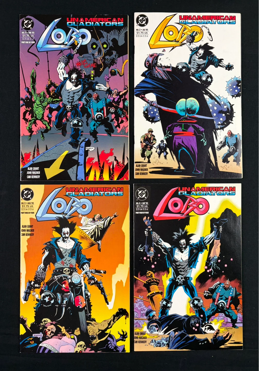 DC Multiverse Lobo Action Figure & set of Lobo comic books - photo 3