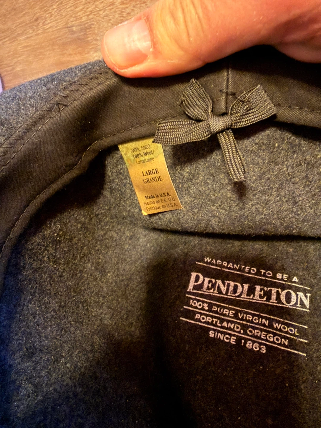 Pendleton Wool Hat - Size Large - photo 3