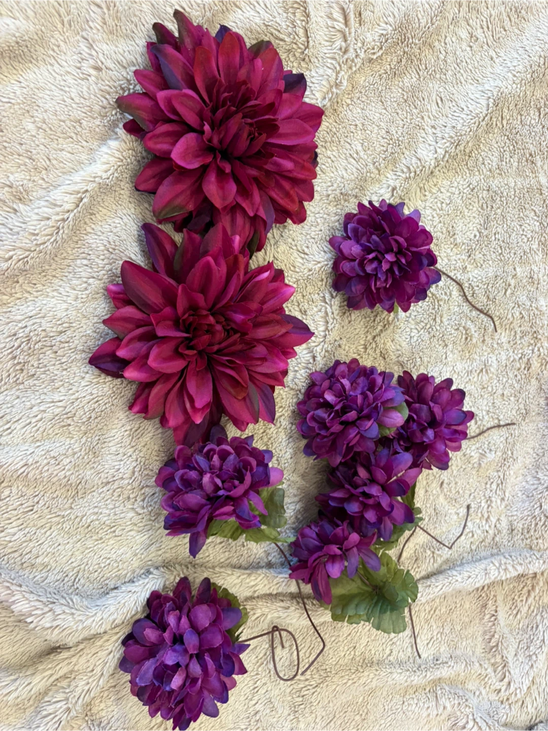 Artificial Flowers - Assorted Sizes and Colors
