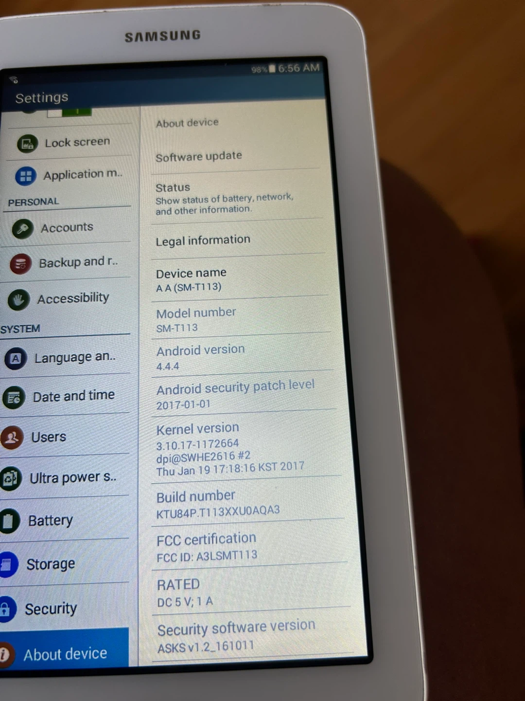 Samsung Galaxy Tab E Lite 7" Tablet - White - photo 5