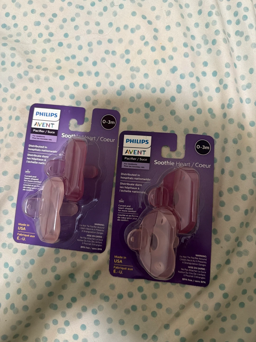 Philips Avent Soothie Heart Pacifier 0-3m