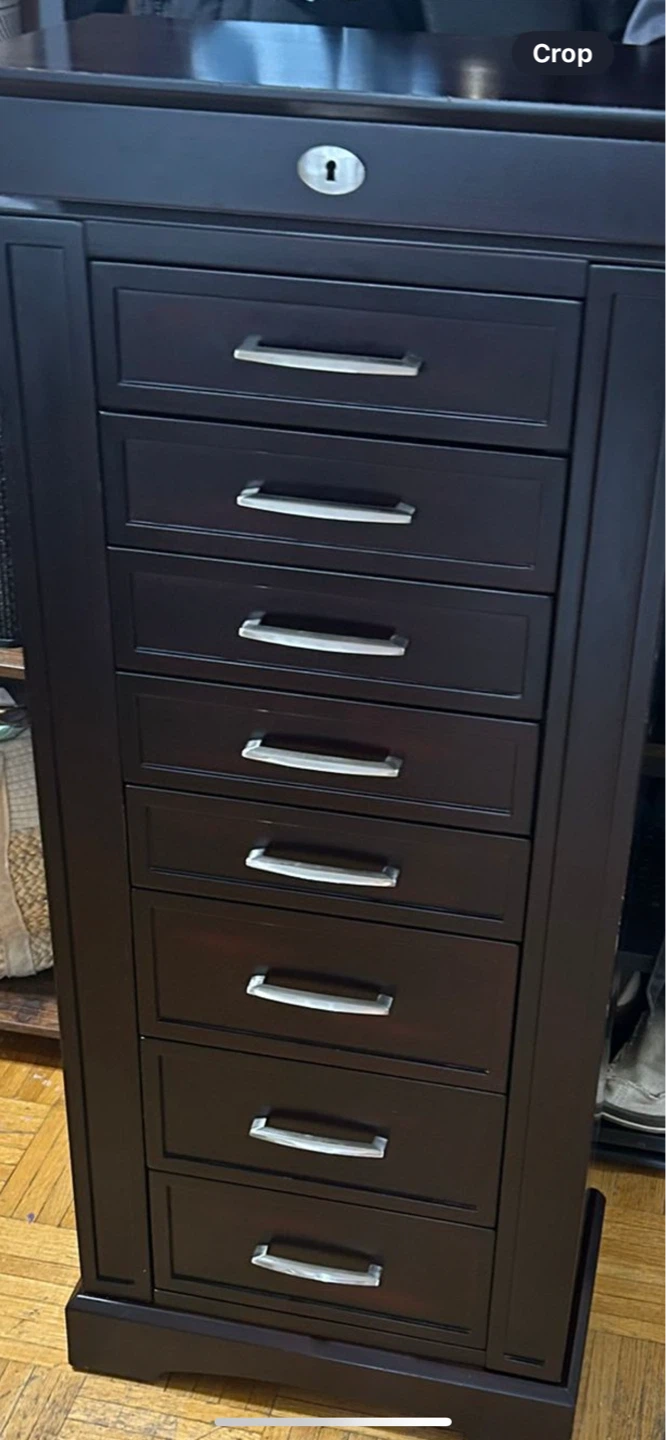 Mele & Co. Olympia Dark Walnut Jewellery Armoire - photo 2