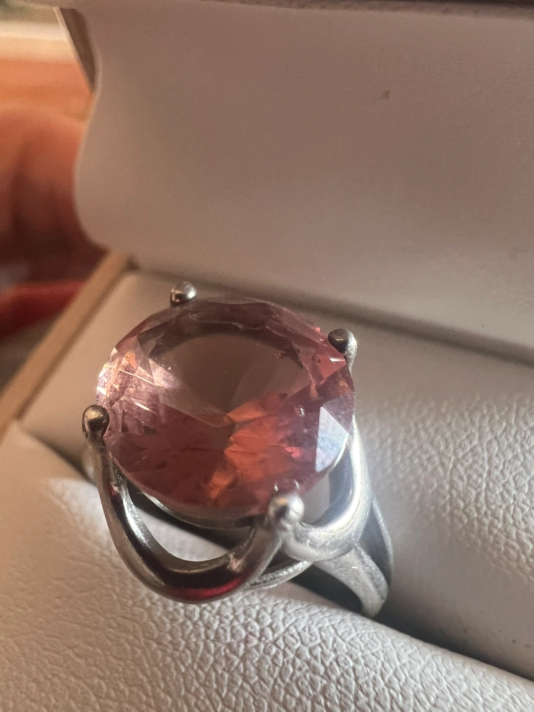 925 silver Large topaz Ring - photo 4