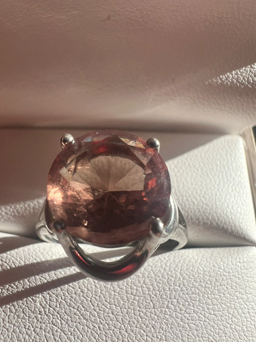 925 silver Large topaz Ring - photo 2