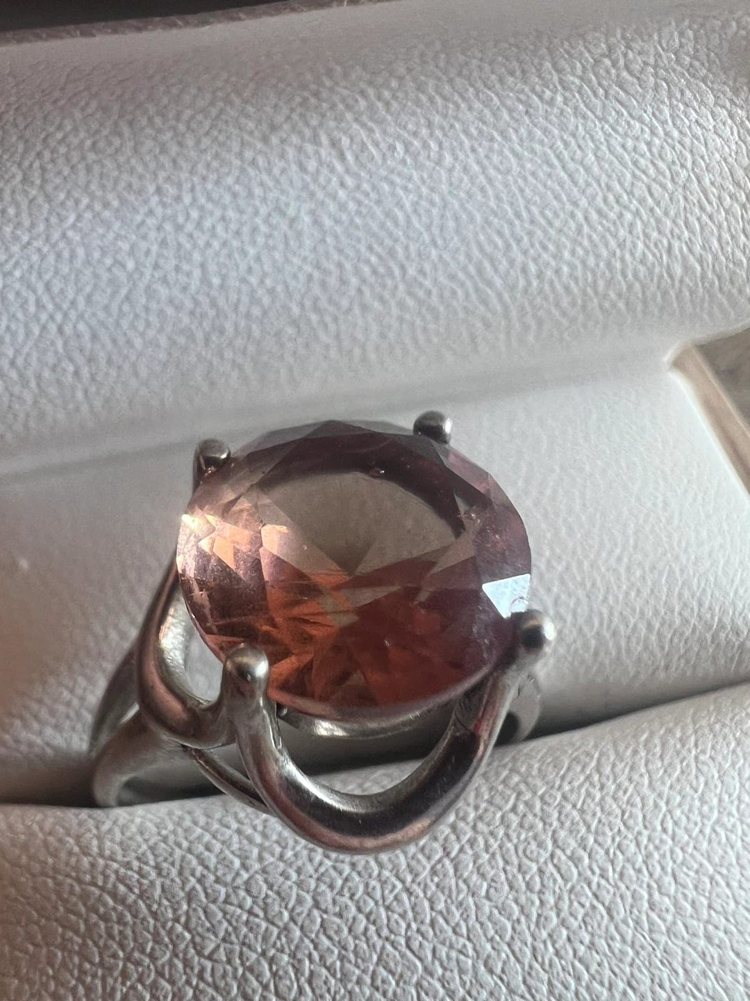 925 silver Large topaz Ring - photo 5