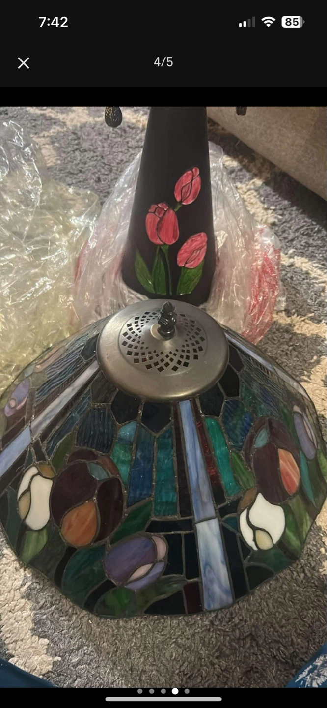 River of Goods Oriental Tulip Table Lamp Limited Edition - photo 2