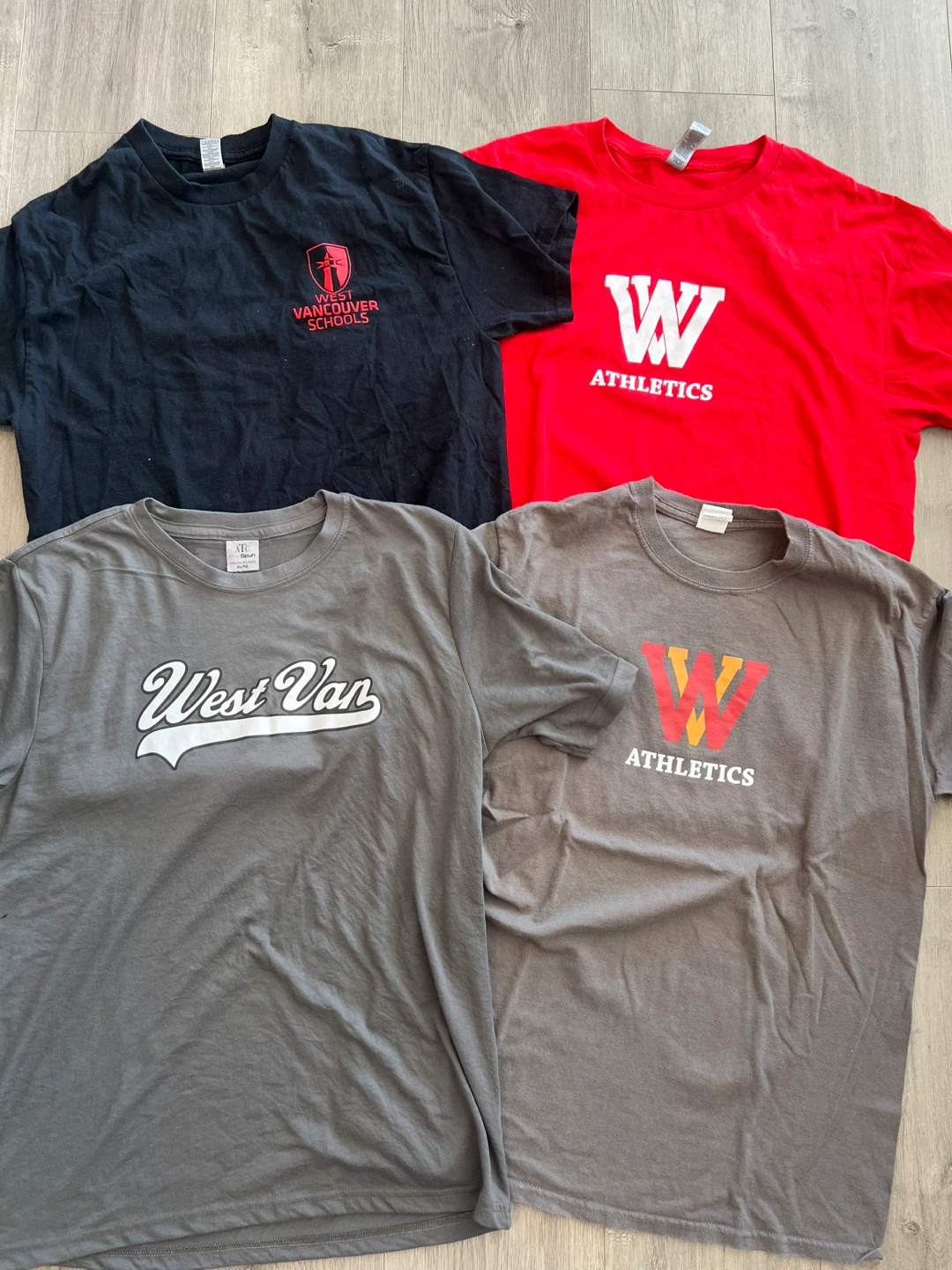West Van & Highlanders Athletics T-Shirts Bundle