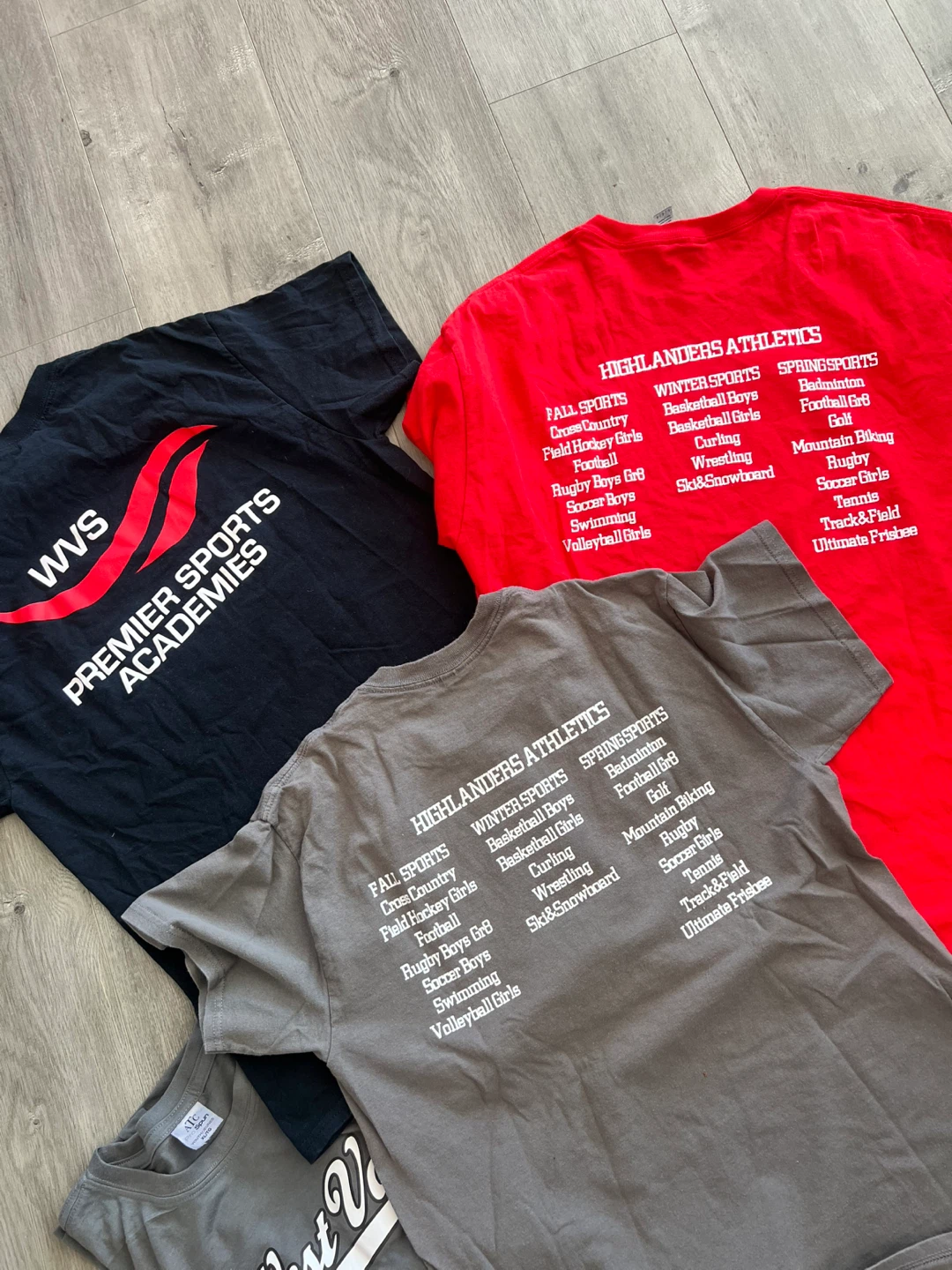 West Van & Highlanders Athletics T-Shirts Bundle - photo 5