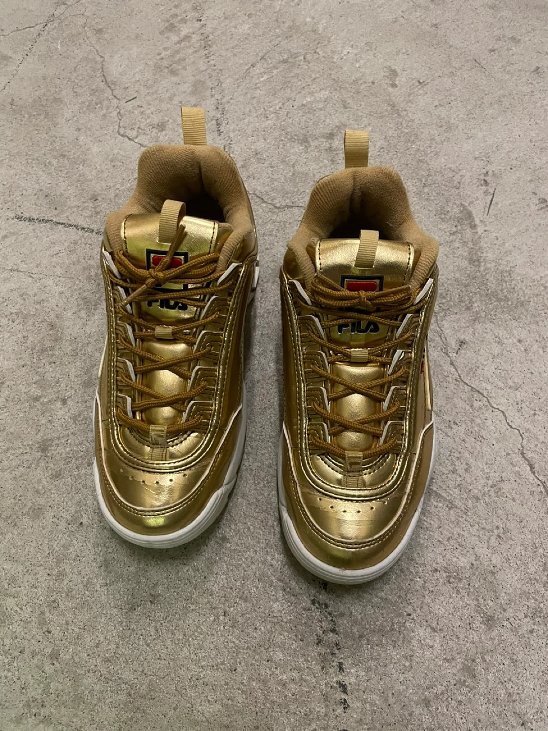 Fila Disruptor II Gold Sneakers