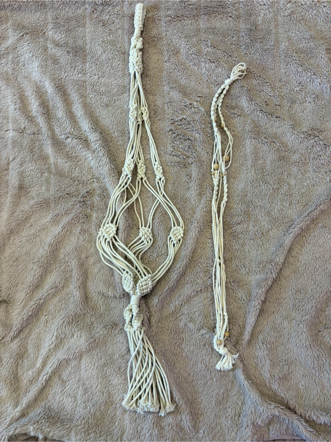 Macrame Plant Hanger Set