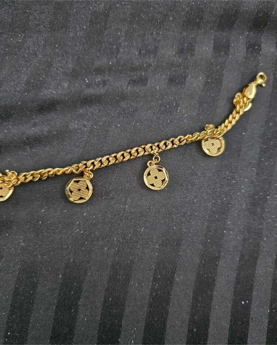 Gold Charm Bracelet