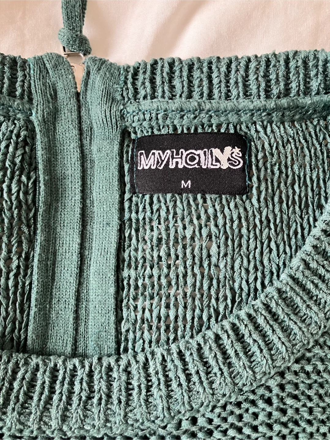 Women’s Green Knit Sweater S/M - photo 2