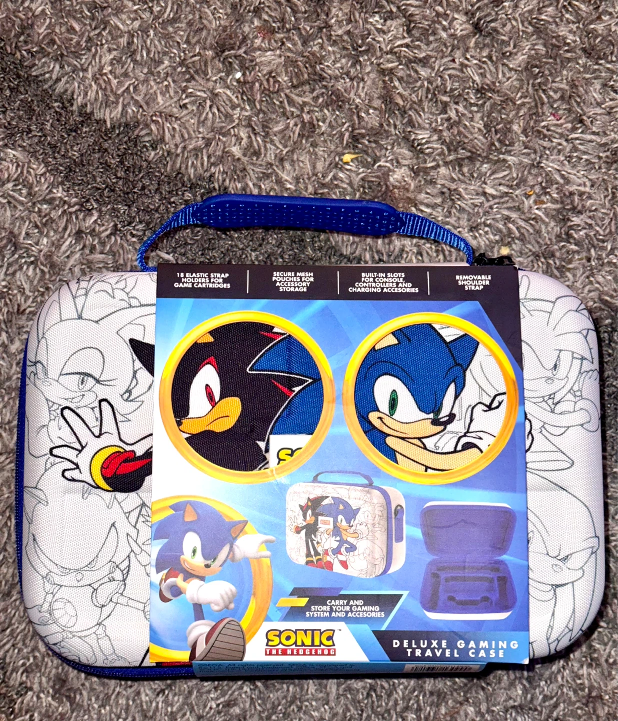 Sonic the Hedgehog Deluxe Gaming Travel Case