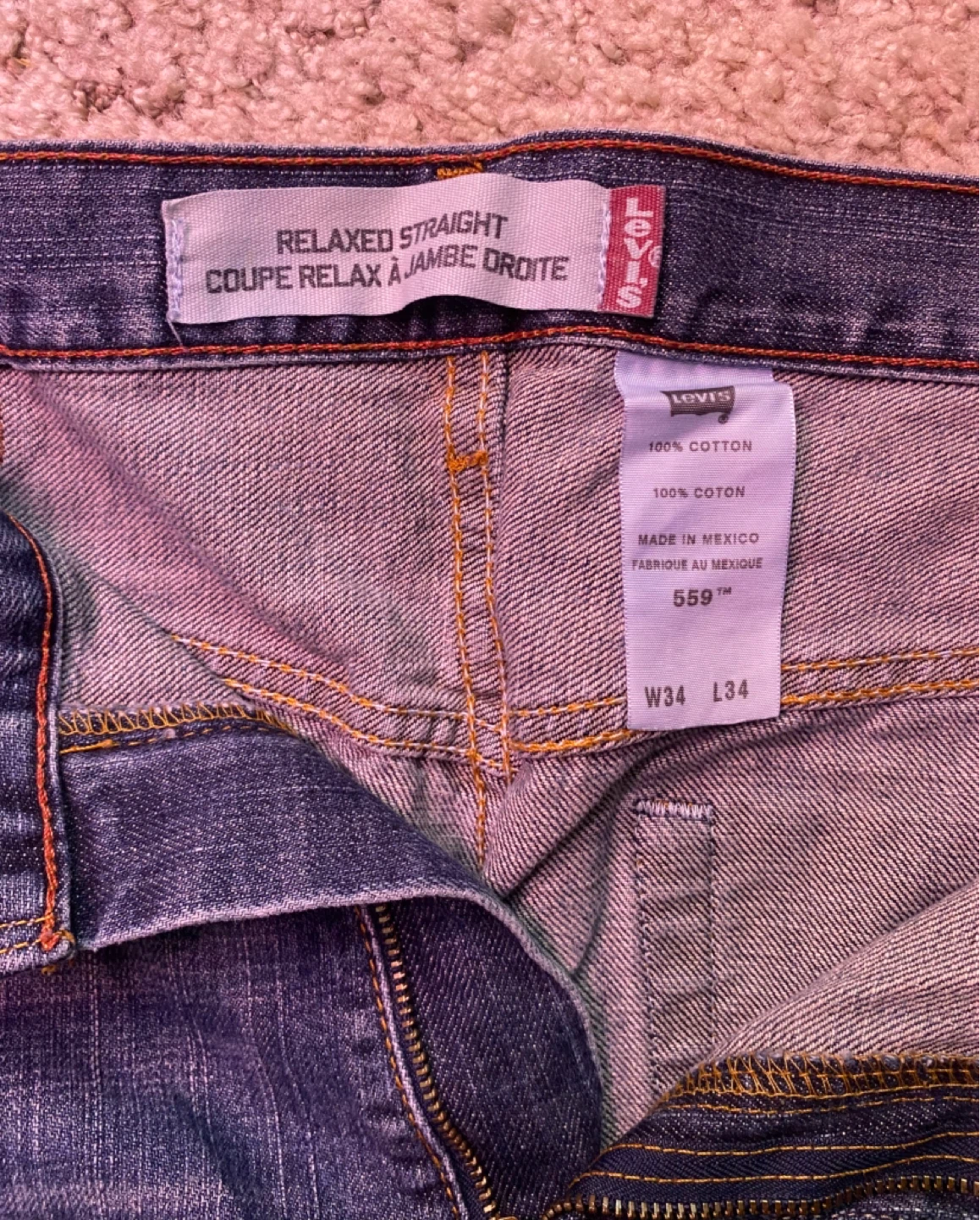 Levi's Relaxed Straight Jeans Men's W34 L34 - photo 3