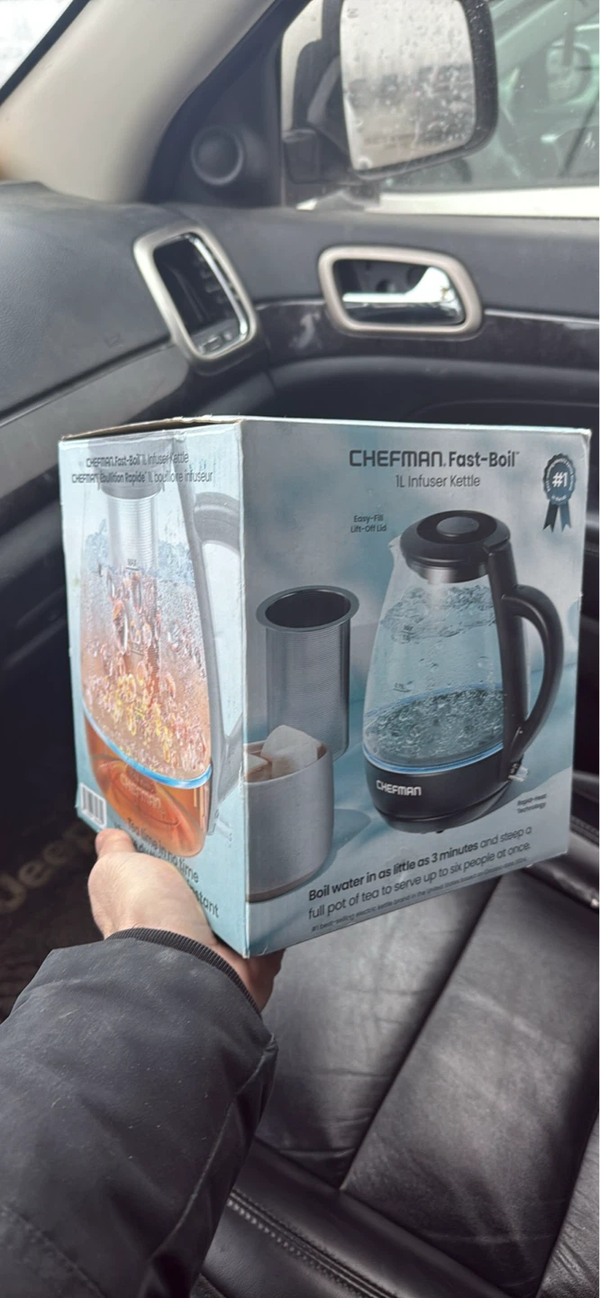 Chefman Fast-Boil 1L Infuser Kettle