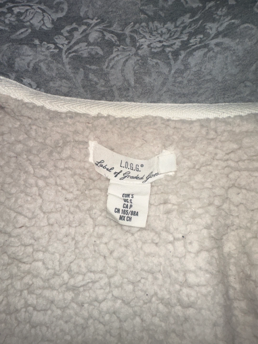 Grey Sherpa Lined Hoodie - photo 2